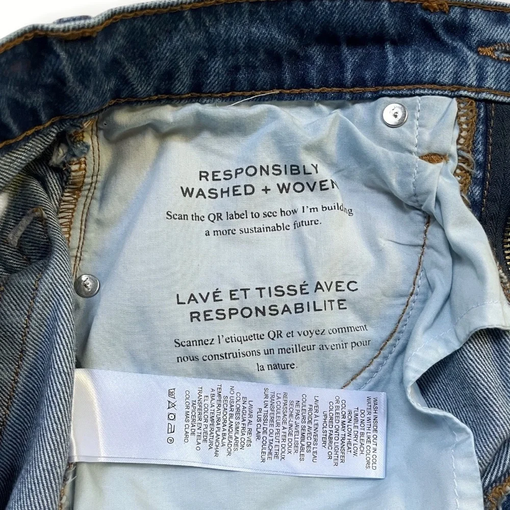 FRAME Le High 'N' Tight Faded High-Rise Tapered Jeans, 28” - Picture 12 of 13